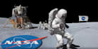 create astronaut logo reveal animation