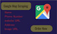 scrape google map, bussiness data and financial data