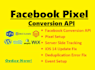 setup facebook pixel conversion API with GTM, fix server event tracking ga4