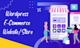 develop and design modern ecommerce wordpress website using woocommerce
