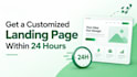 provide you landing page within 24 hrs