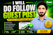 create backlinks via guest posting on high da website