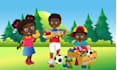 illustrate african american children storybooks