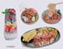 draw colorpencil food illustration