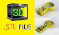 create stl 3d printable file