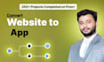 convert website to app, site to webview app, publish apps on stores