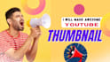 make an awesome youtube thumbnail in just 1 hour