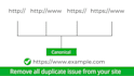 fix the canonical issues from your website