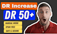 increase domain rating ahrefs dr 50 plus with high authority SEO backlinks