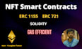 write erc1155, erc721 nft smart contract, staking nft