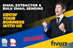 do email extraction and bulk email sending