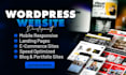 build a responsive wordpress business ecommerce website design