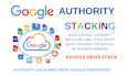 create google authority stacking and rys stacks for local SEO and gmb ranking