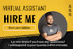 be your virtual assistant for data entry and internet research