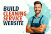 build cleaning service website with booking system for cleaning business
