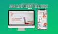 build or redesign your wordpress website