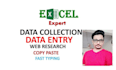 excel data input, data collection,