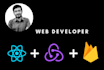 develop modern react js redux firebase  web app