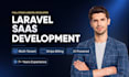 build a multi tenant saas web application in laravel