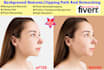background remove, clipping path, and retouching the image