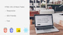 do HTML , CSS ,js and react tasks