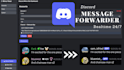 mirror discord messages from one server to another 24 7