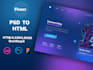 convert PSD, xd, figma to responsive HTML, CSS, bootstrap