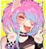 draw a furry icon in pixel art and normal style