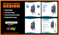 design professional amazon listing images