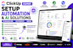 be your clickup consultant, setup clickup project management boards automation