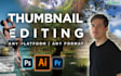 create youtube video and vlog thumbnails for you