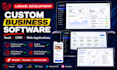 develop a custom laravel web application, CRM or saas