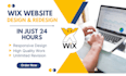 wix website redesign, wix website design, redesign wix website