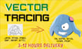 vector trace, vectorise logo or convert image to vectors