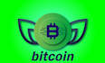 design killer crypto token cryptocurrency coin blockchain bitcoin badge logo
