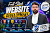build ai website, website development, full stack developer, front end developer