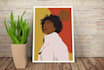 draw a minimalist faceless portrait from your photo