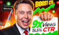 make eye catching youtube thumbnail that increase CTR