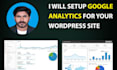 set up google analytics and real time tracking