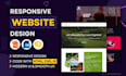 create responsive website with HTML CSS and javascript