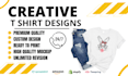 design trendy creative t shirt