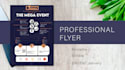 create a clean flyer