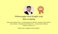 scrape yellow pages, google map data scraping