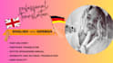 translate english to german and vice versa