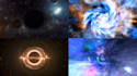 make black hole logo reveal intro