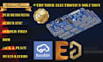 design schematics, pcb boards, gerber files, bom