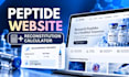 build a peptide website with a reconstitution calculator