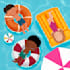 do children book illustration in this style no ai