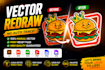 enhance remake redo redraw vectorize recreate logo trademark and mascot