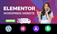 design elementor pro or landing website by elementor